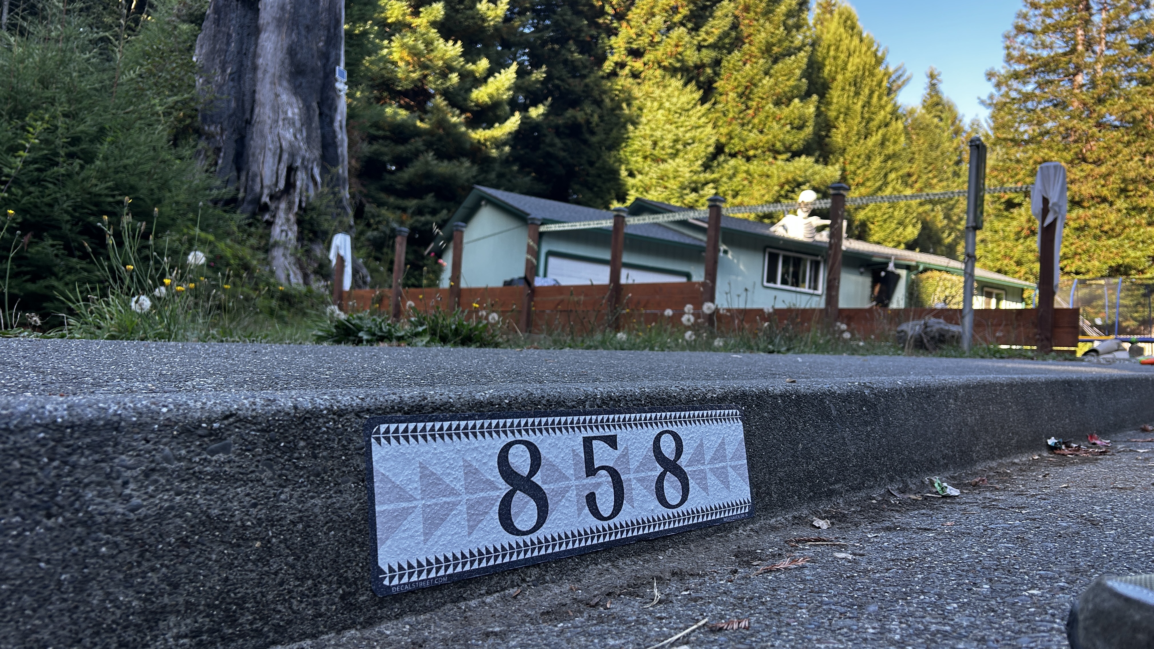 Custom Curb Decal Design