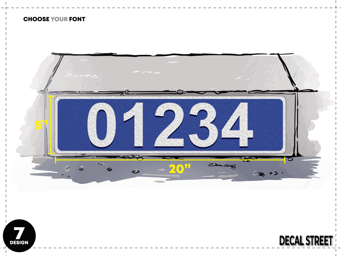 Decal Street Classic Curb