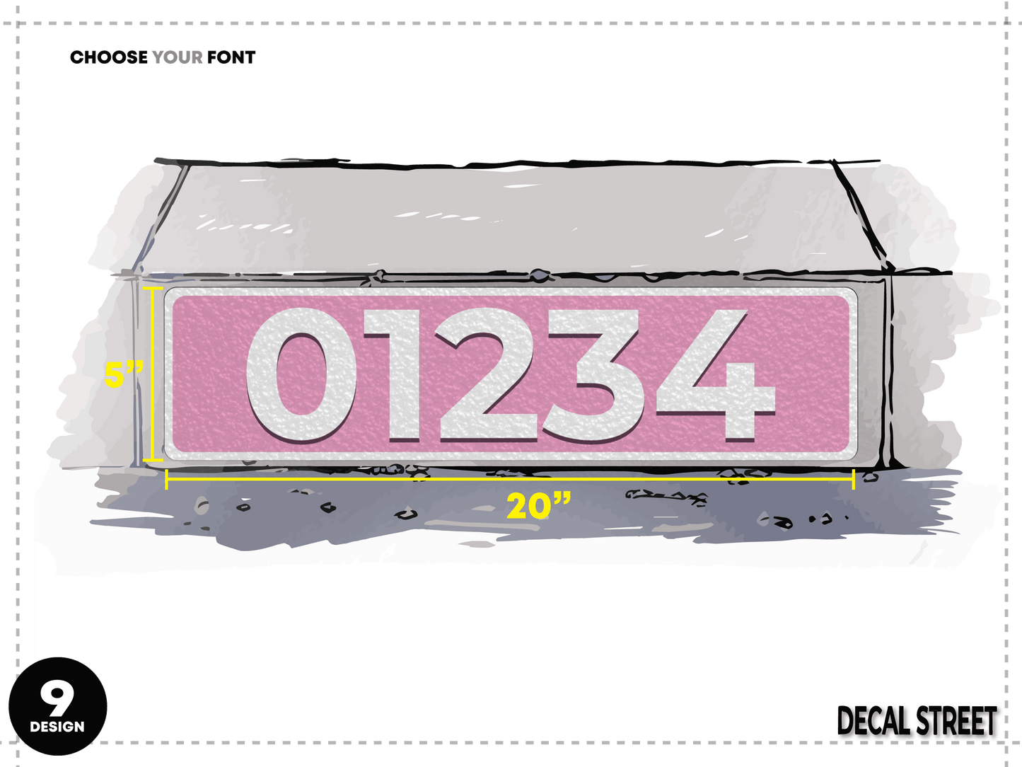 Decal Street Classic Curb